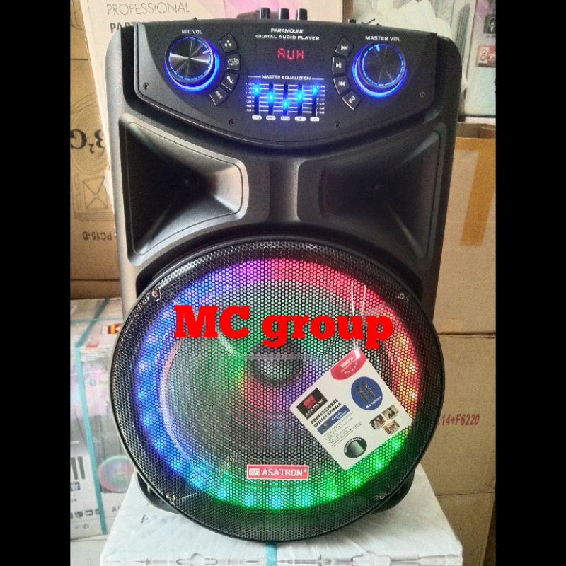 Speaker portable Asatron Paramount 15 inch ORIGINAL asatron 15inch