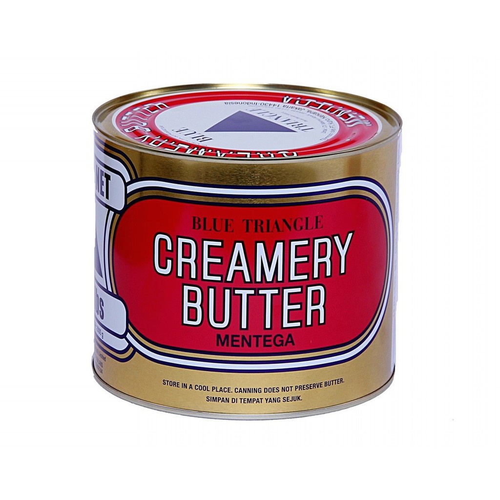 

BLUE TRIANGLE BUTTER=SEGITIGA BUTTER 2KG KALENG CAMPURAN ADONAN CAKE