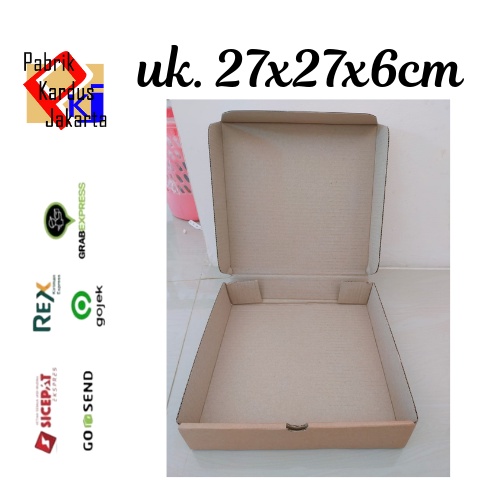 

Kardus 27x27x6 cm box Die Cut dan easy usage (10PCS)