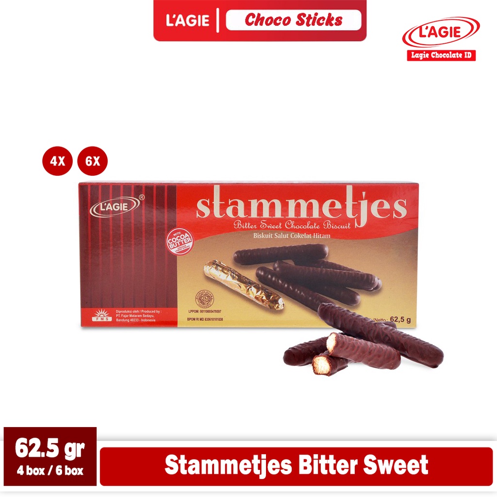 

LAGIE STAMMETJES BITTER SWEET 150GRAM 4 DUS / 6 DUS