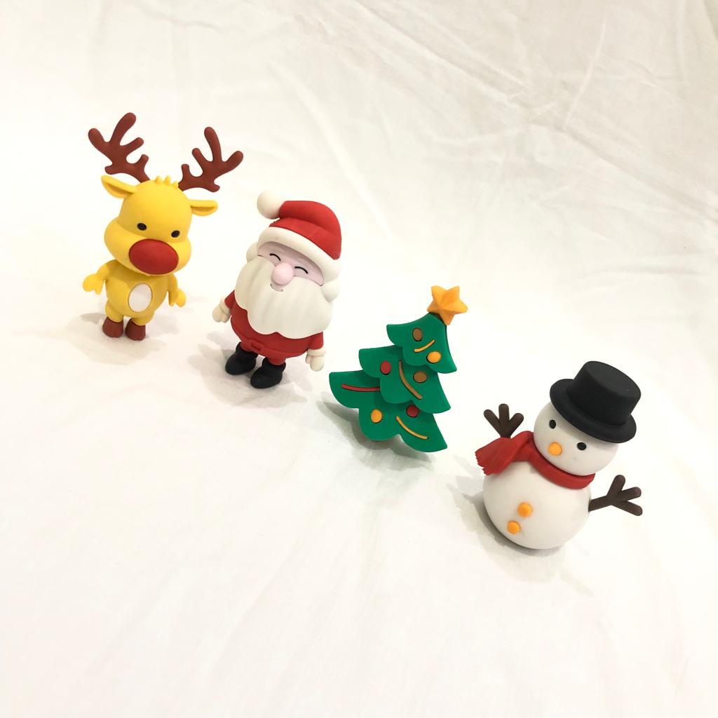 

SALE FS ERASER/PENGHAPUS PENSIL KARAKTER NATAL CHRISTMAST SANTACLAUS ERASER LUCU BONGKAR PASANG