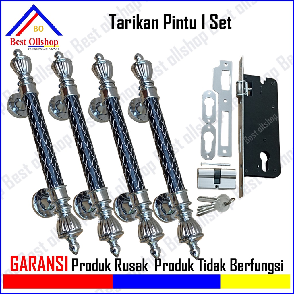 Tarikan Pintu Rumah Kupu Tarung 1 Set / 1 Set Handle Pintu Minimalis Gagang Tarikan Pintu / Pegangan Pintu Mewah Handle Pintu Kayu