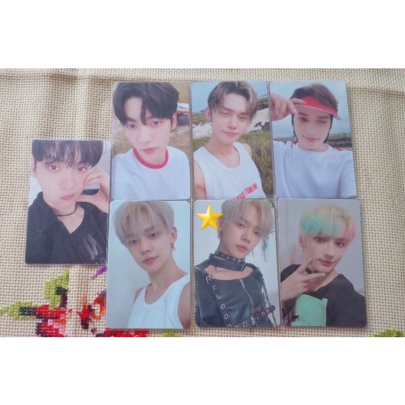 TXT photocard midsummer sunrise red/thursday child/gbgb japan