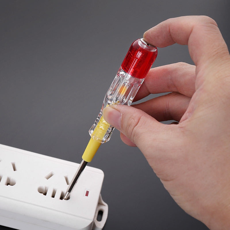 Obeng Tespen Bolak Balik Plus 6121 /Minus Testpen Listrik Multifungsi/ Tespen Super