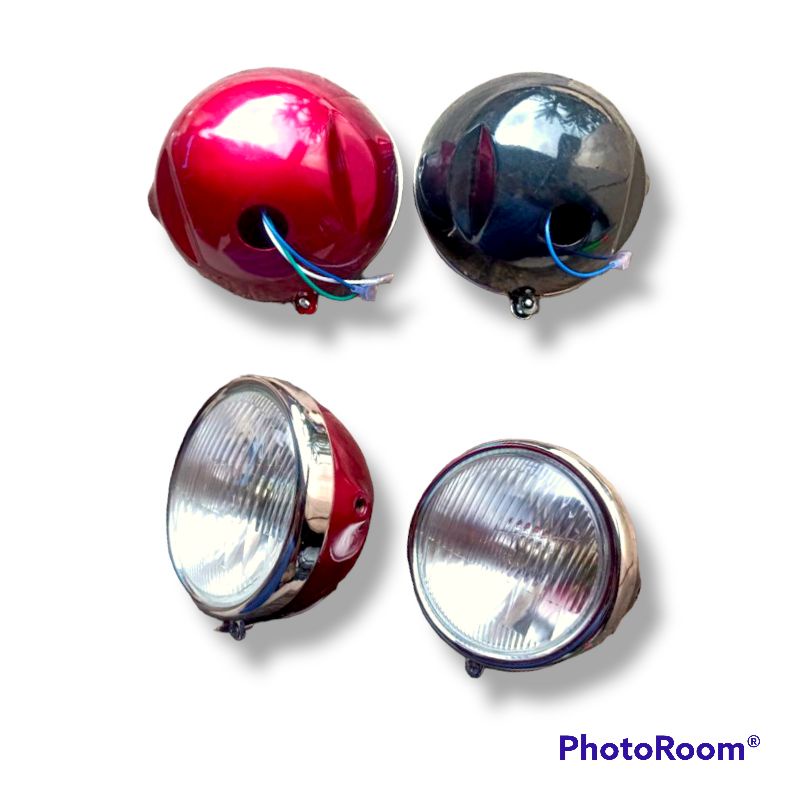Batok Lampu CB 125 Press Detail Warna Hitam & Merah