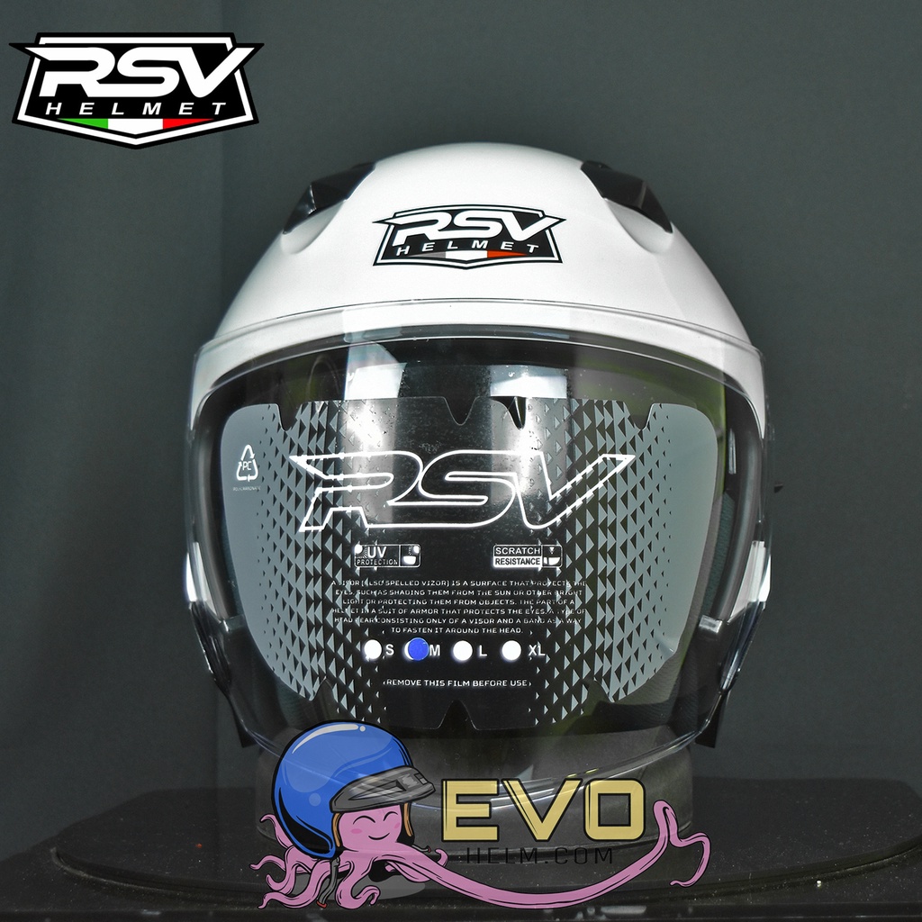 HELM RSV SV300 &amp; RSV WINDTAIL SOLID MOTIF ORIGINAL, RSV HELMET OFFICIAL, HELM HALF FACE PRIA WANITA