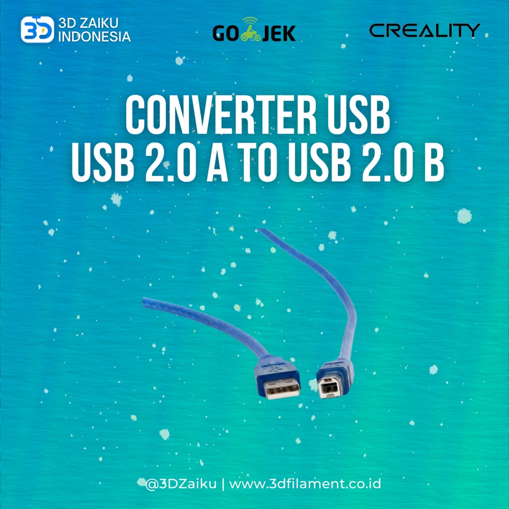 Reprap USB 2.0 A to USB 2.0 B Cable Kabel USB Converter