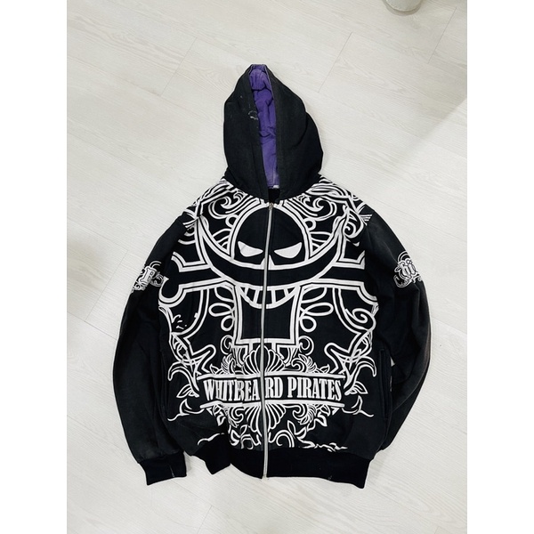 Jaket Whitebeard pirates Onepiece Mugiwara