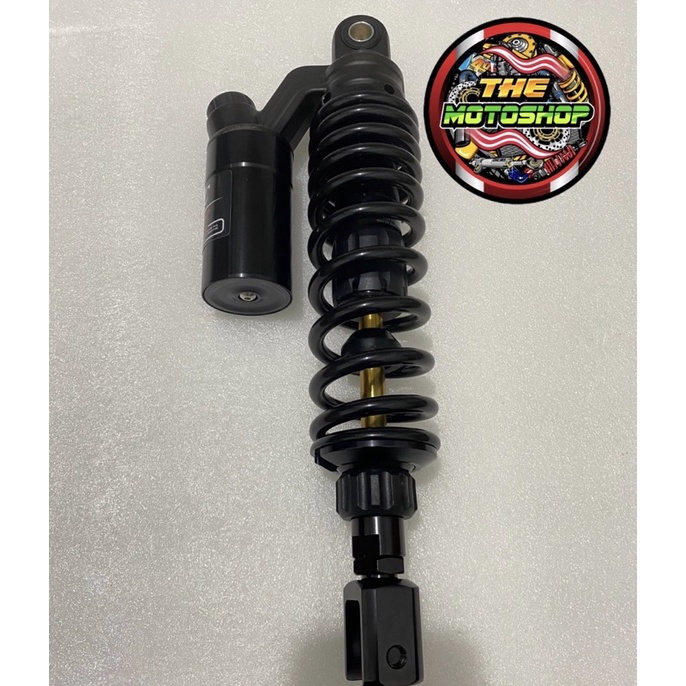 SHOCK BREAKER MATIC BELAKANG TABUNG ATAS KTC SHOCK TABUNG FULLBLACK FULL BLACK AS GOLD MIO VARIO BEAT SCOOPY FINO XRIDE  VARIO 110 VARIO 125 VARIO 150 MIO J MIO SOUL MIO GEAR DLL 310MM DAN 330MM