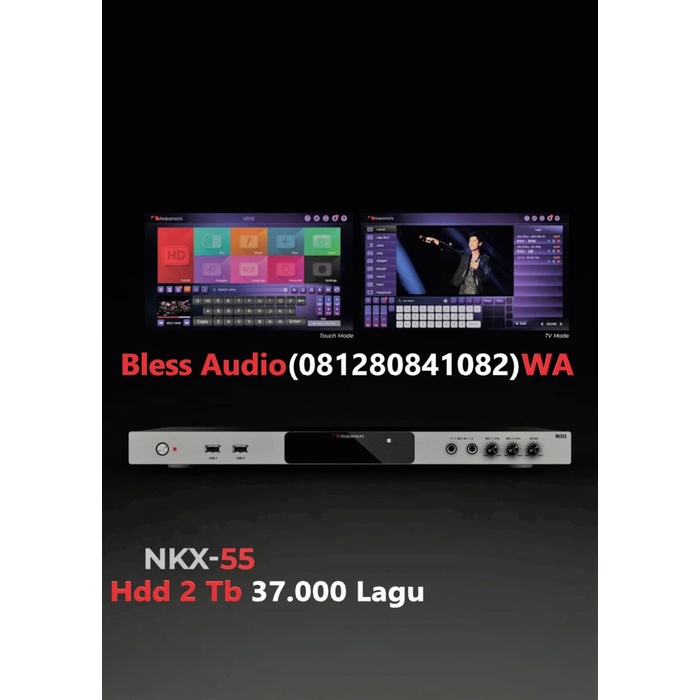 Dvd Bless Audio - Nakamichi Nkx 55 + Hdd 2 Tb Karaoke Player
