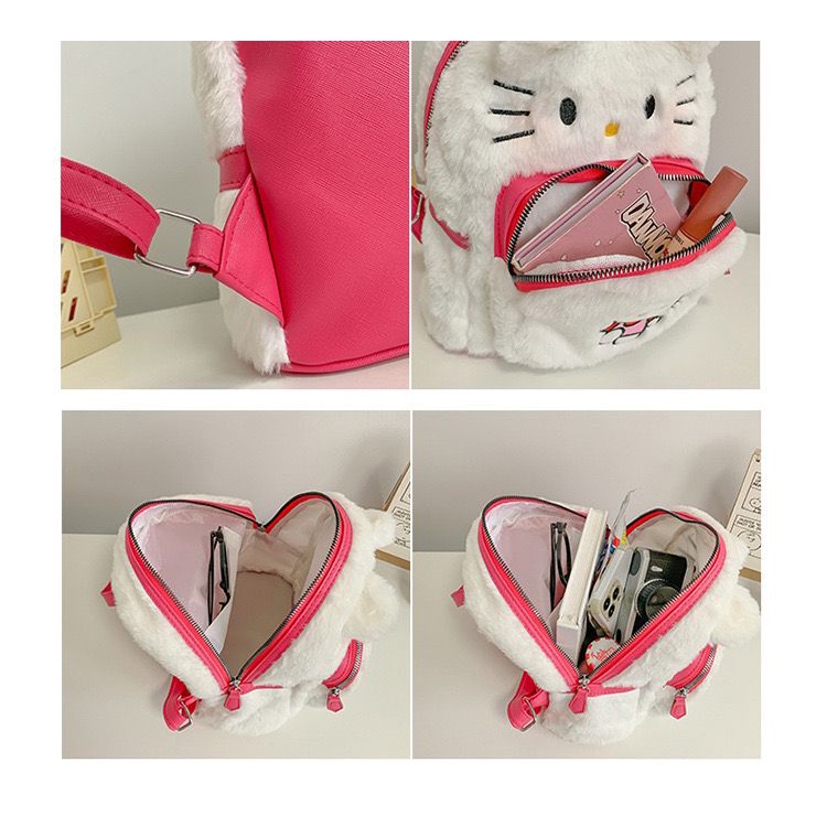 TAS RANSEL SANRIO HELLO KITTY KUROMI POMPOMPURIN PURIN MELODY CINNAMOROLL BACKPACK BAG FASHION IMPOR LUCU