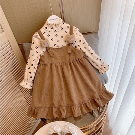 Dress Anak Perempuan 2in1 Overall Cutiebear