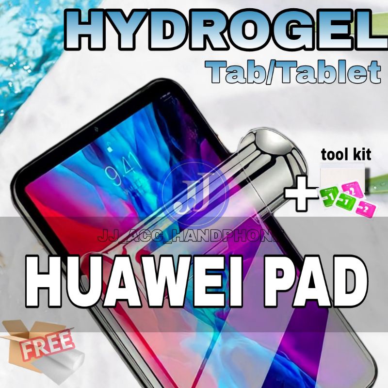 TEMPERED PELINDUNG JELLY HYDROGEL HUAWEI MATE PAD PRO 10.8 C5E 10.1 SE PAPER 10.3 10.4 ELF LEARNING SMART SCREEN C3 8 PAD X8 10.4 T1 9.6 T3 9.6 10 LINK T3 10.0 10 LINK C3 LITE C3 WIFI C3 2020 C5 8.0 C5 10.4 PAD X2 7.0 C5 10.1 PAD 10.8 T10 KIDS M3 T1 M2 T2