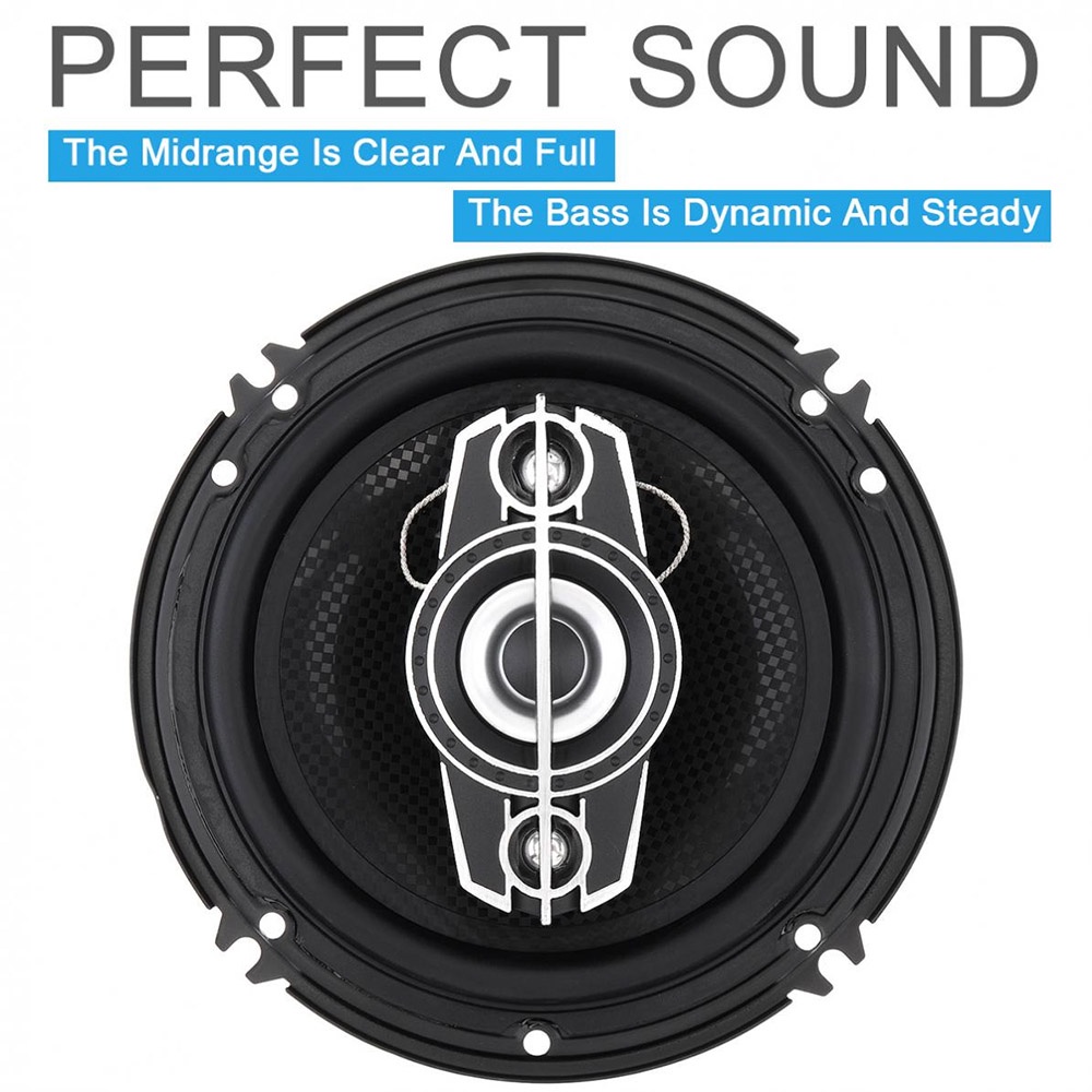 Pcinener Speaker Mobil HiFi 16 cm 500W 2 PCS - TS-1685 - Black