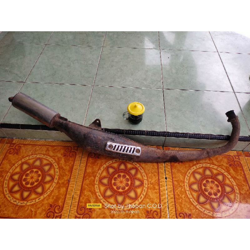 KNALPOT SATRIA 2TAK LUMBA ORIGINAL