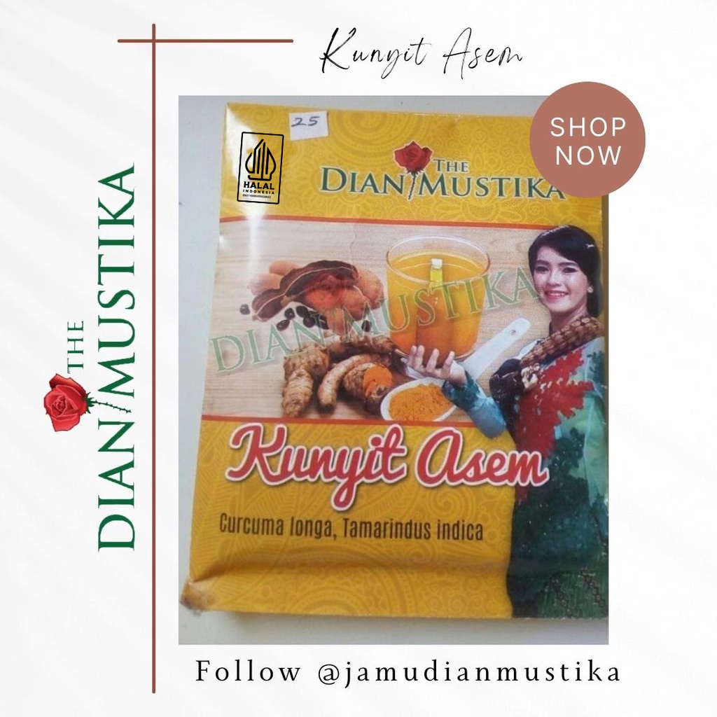 

Kunyit Asem Sachet Dian Mustika