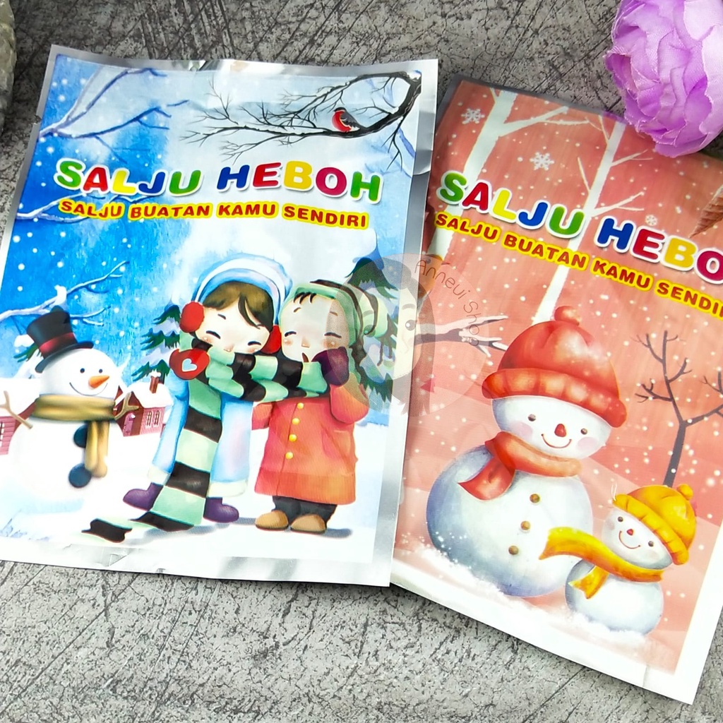 5 gram DIY Instant Snow Salju Heboh Christmas Decoration Salju Instan Dekorasi Natal Musim Dingin Winter Mainan Anak Edukasi Kreatif