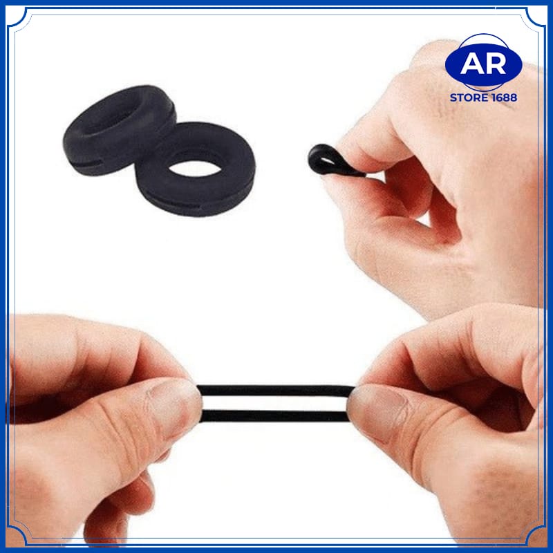 EARHOOK PENGAIT KACAMATA SILICON BULAT 1PASANG (2PCS) / KARET ANTI SLIP KACAMATA PENAHAN TELINGA-[AR STORE1688]