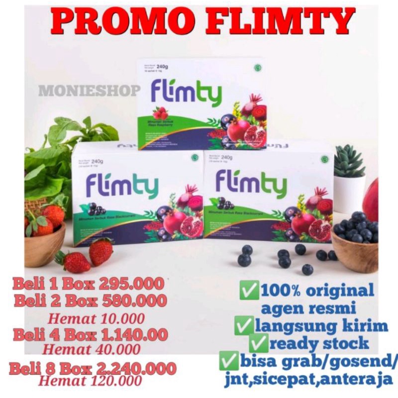 

MONIESHOP - FLIMTY FIBER BOX ISI 16 MINUMAN FIBER BLACKCURRANT RASPBERRY MANGO