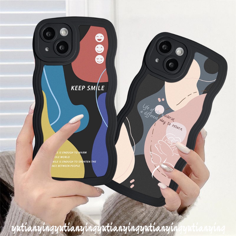 Casing Softcase Redmi 10 9C NFC 9T 9A 10A 9 Redmi Note9 Note 11 10s 10s Note8 Note 10 Pro Max Plus Motif Bunga Abstrak