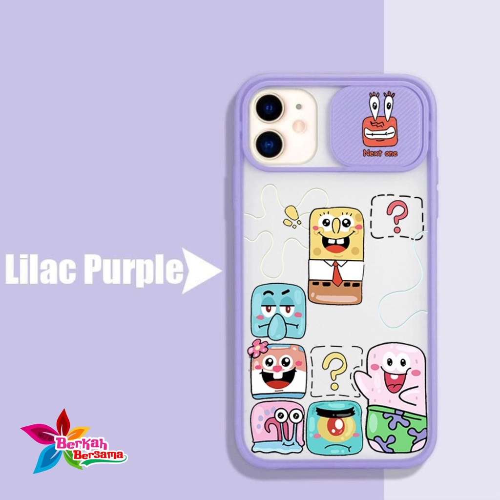 SS120 SOFTCASE SLIDE SPONGEBOB INFINIX S4 S5 SMART 5 6 HOT 7 8 10 9 11 PLAY 11S NOTE 8I BB7397