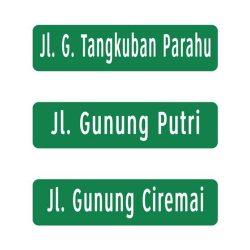 

Papan Rambu Nama Jalan Papan Nama Jalan 60Cm X 15Cm - Plat Alumunium