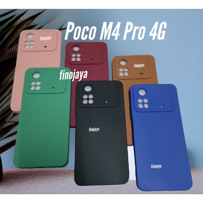 Softcase Poco M4 Pro 4G Silikon Casing Selicon Case Macaron Pelindung Pro Camera