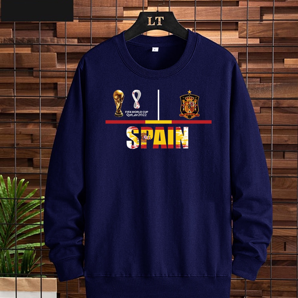 SWEATER PRIA / WANITA /UNISEX EDISI KHUSUS PIALA DUNIA 2022 SPAIN