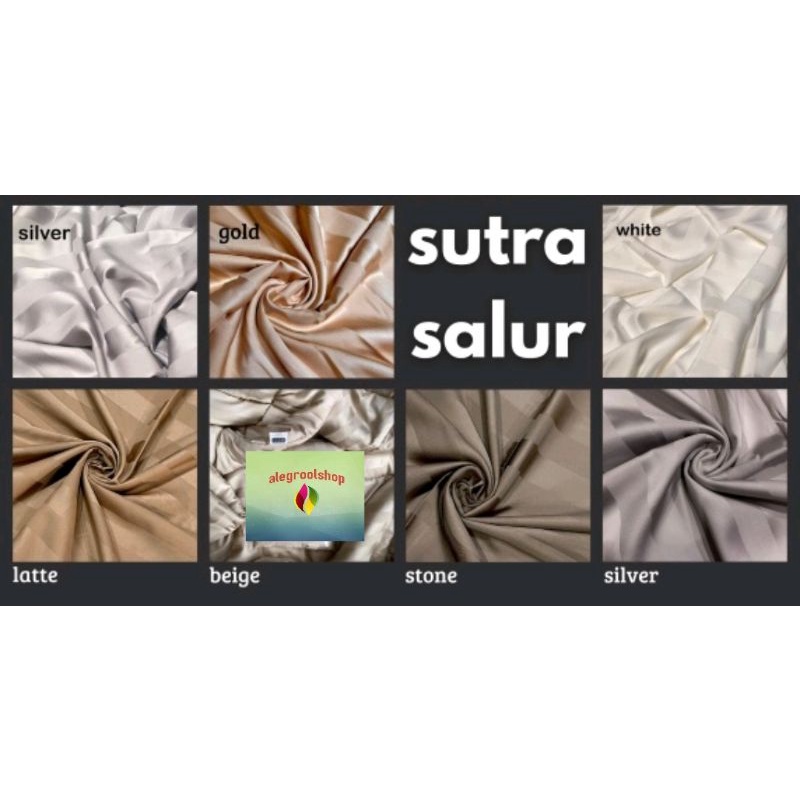 PROMO!!SPREI SUTRA ORGANIK GARIS TERMURAH DI SHOPEE