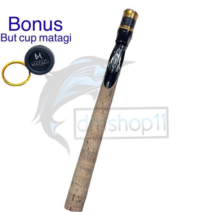 Reelseat c14 vss mahkota carbon set busa cork - reelseat c14