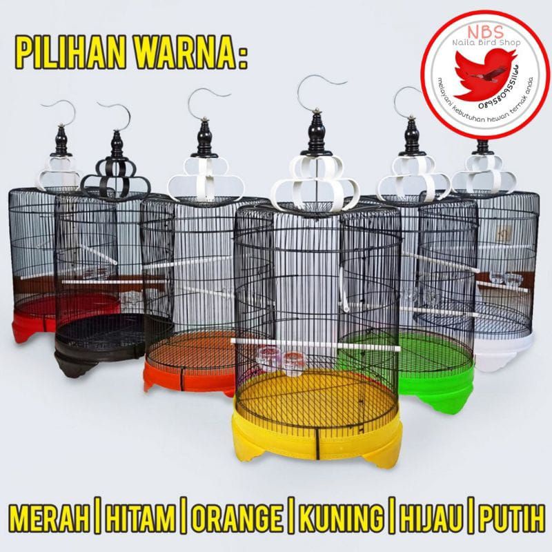 SANGKAR MURAI JUMBO BESI TEBAL (IMPORT) DIAMETER 42 CM SANGKAR BESI JUMBO