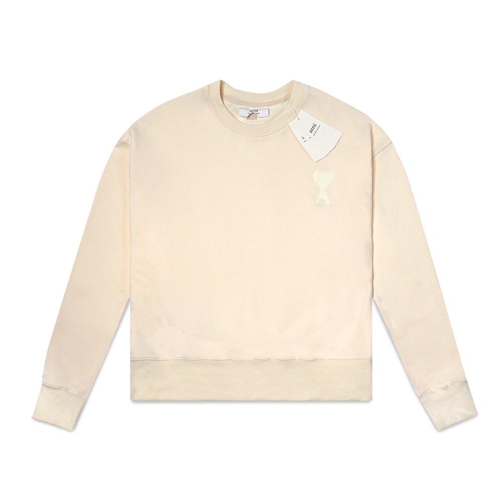 4M1 de Coeur Solid Logo Sweatshirt Beige