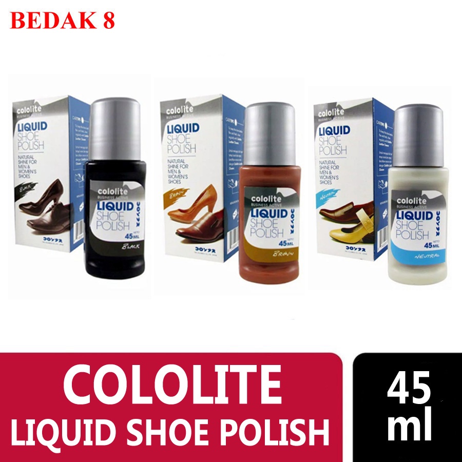 Cololite Liquid Shoe Polish / Semir Sepatu Cair Cololite 45 ml