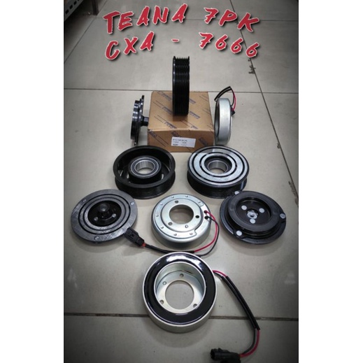 puli pulley kompresor ac teana 7pk