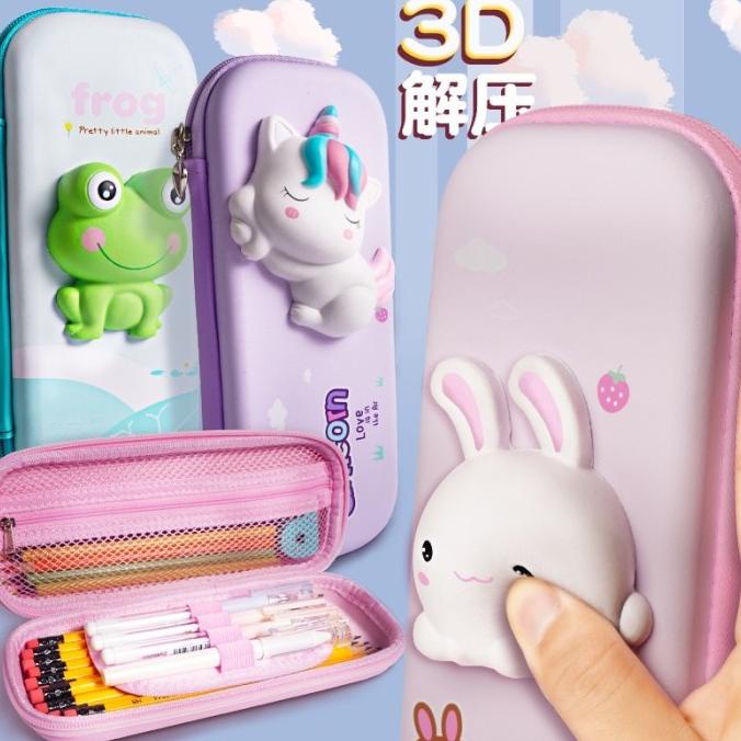 

Tempat Pensil Kotak Pensil 3D Squishy Hardcase Waterproof Lucu