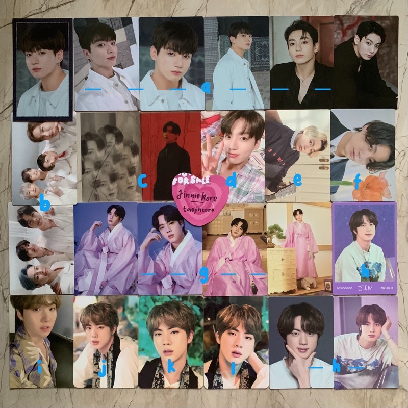 BTS OFFICIAL MINI PHOTOCARD PERMISSION TO DANCE IN SEOUL MESSAGE CARD SET MOTS PHONE STRAP UNIT TAEJ