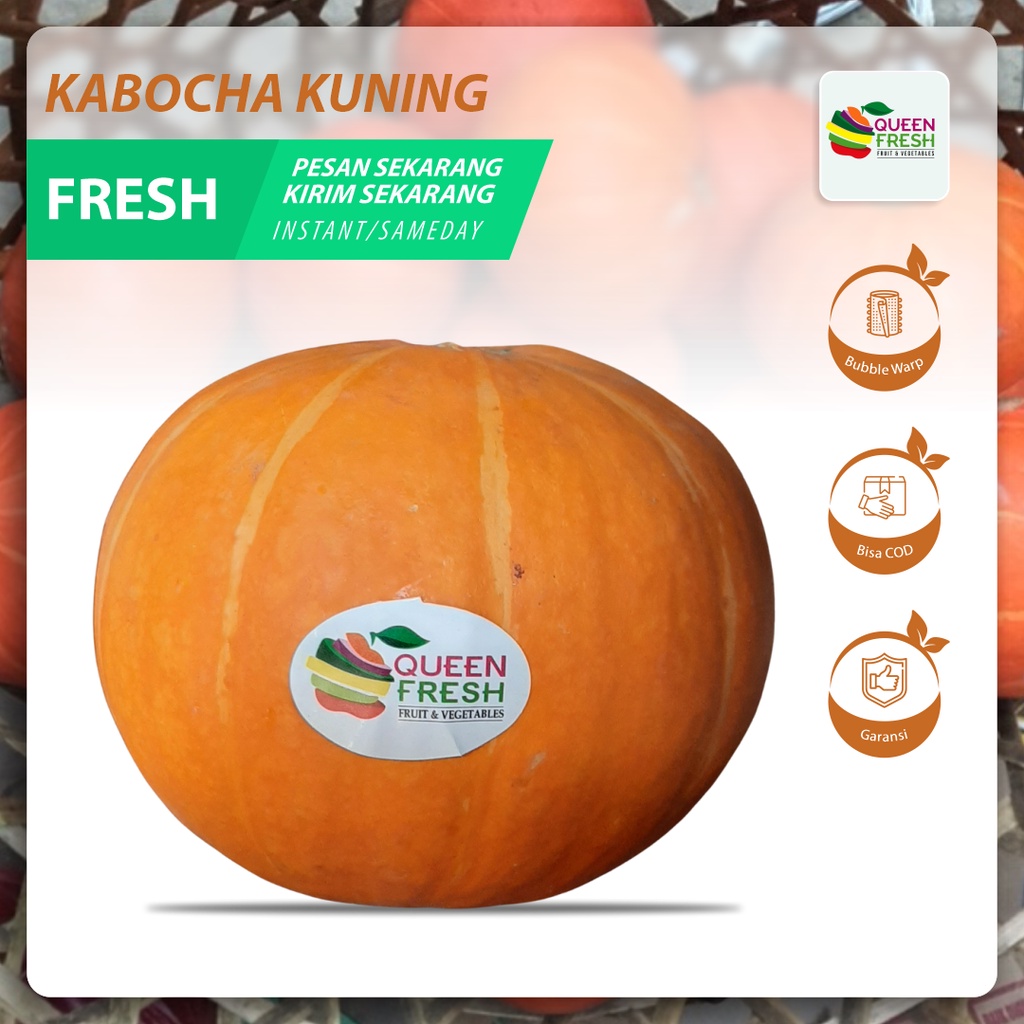 

Queenfresh Buah Buahan Kabocha Segar Fresh Semarang 100 gram