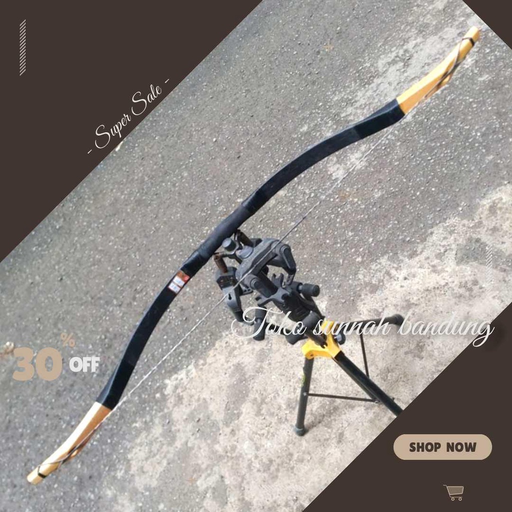 Paket Lengkap Panahan Dewasa 27-50Lbs Turkisy Bow