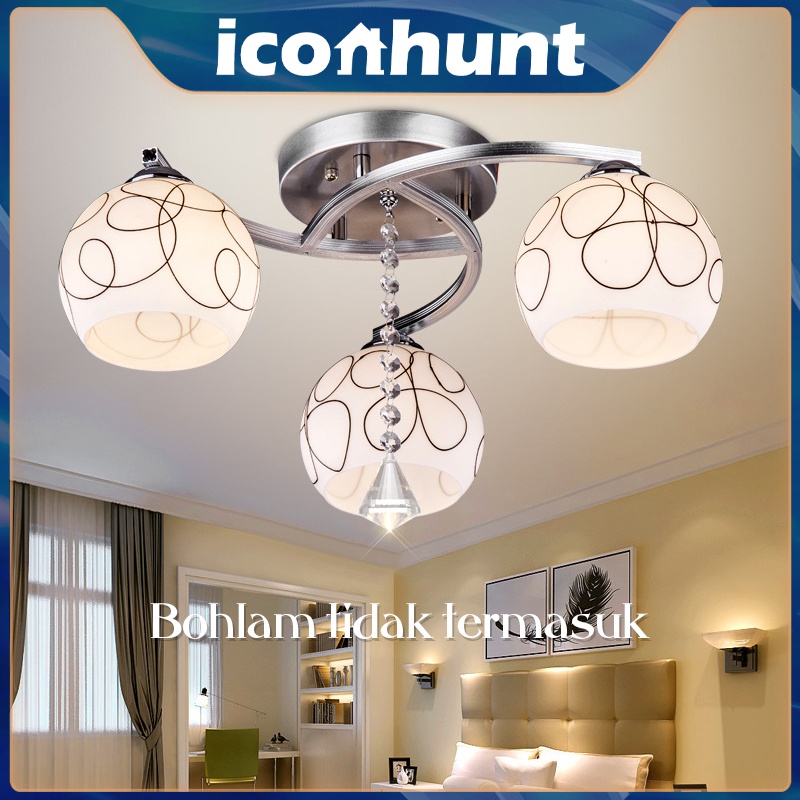 ✨ Garansi ✨Lampu plafon minimalis 3 In 1 Lampu Ruang Tamu Minimalis Lampu Gantung Plafon Desain Nordic modern Untuk Bohlam tidak termasuk