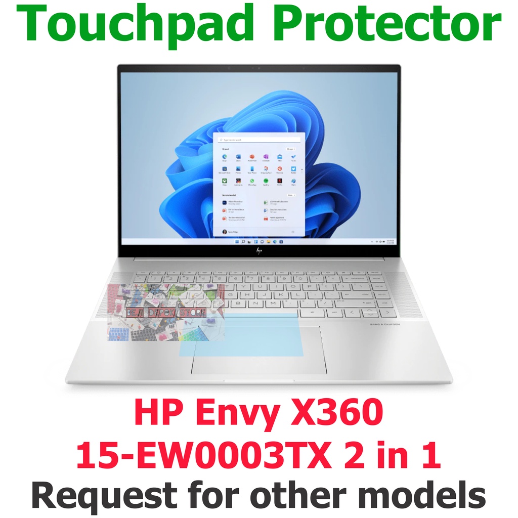 Touchpad Trackpad Protector untuk HP Envy X360 15-EW0003TX 2 in 1