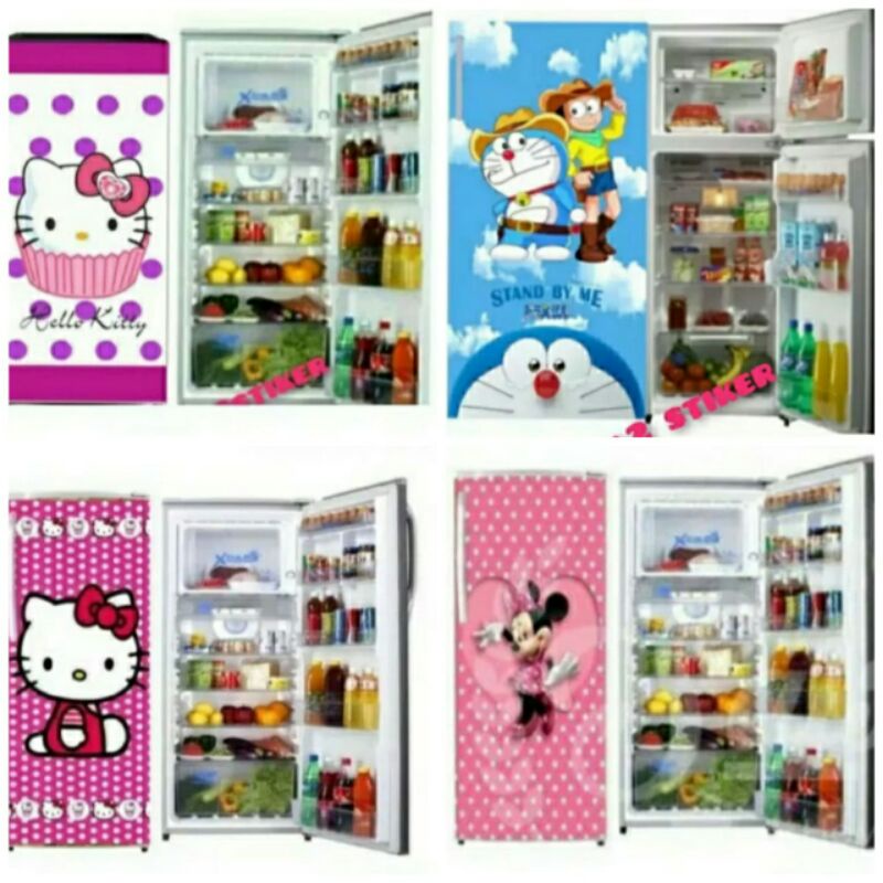 Sticker KULKAS PINTU 1 Motif Karakter