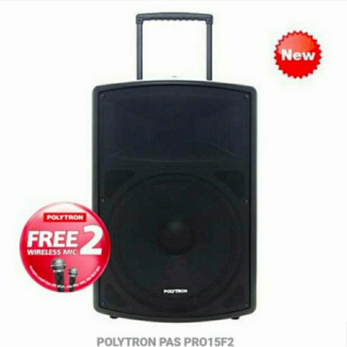 Speaker POLYTRON 15 Inch / POLYTRON Professional Speaker Portable Bluetooth Karaoke 15 Inch PAS PRO1