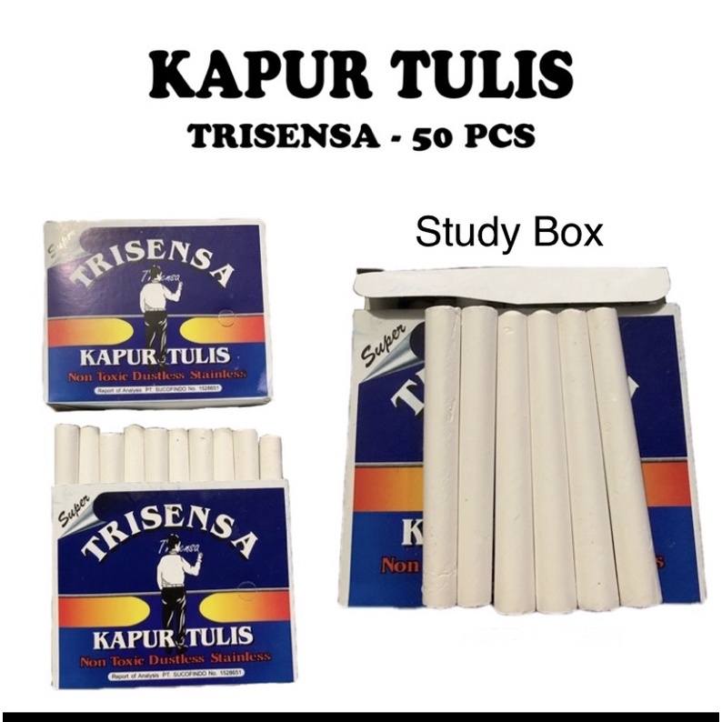 

50pcs KAPUR TULIS TRISENSA TRICHENSA (1pak)