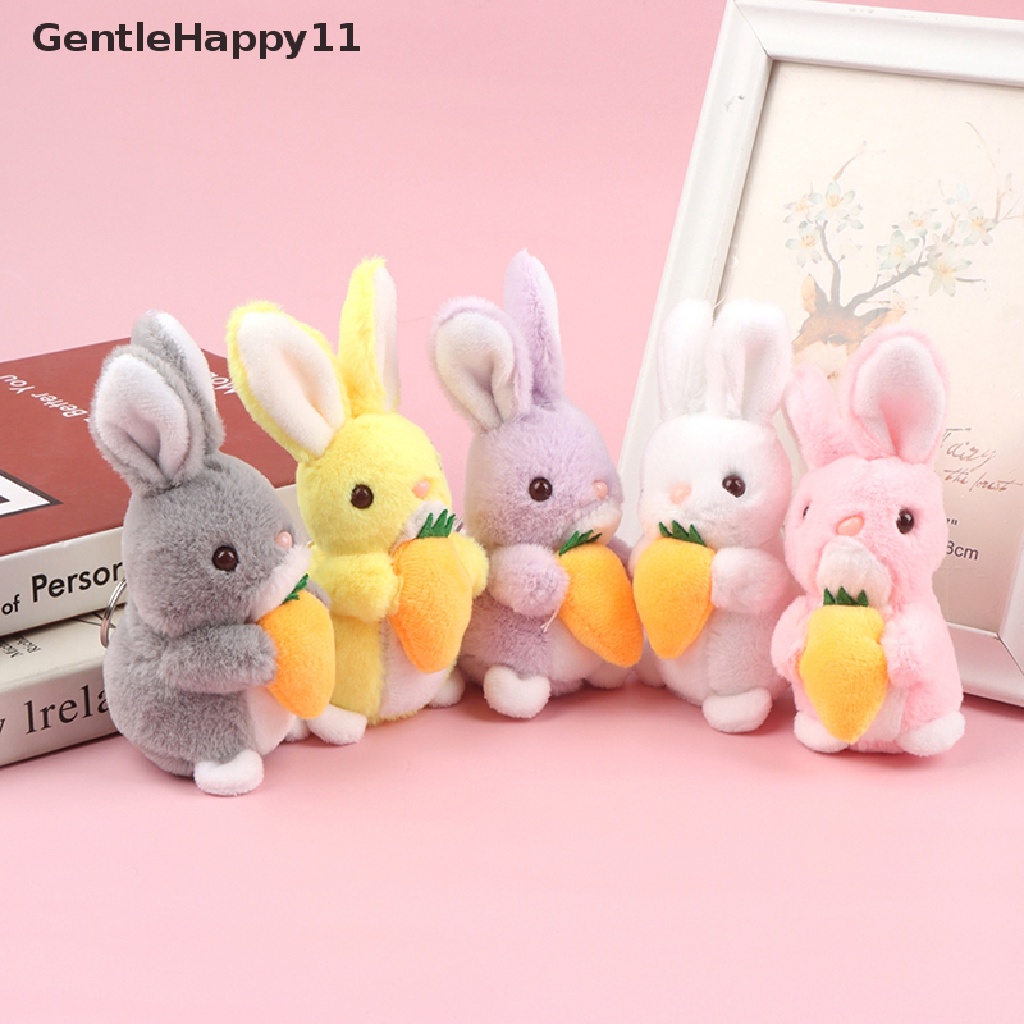 Gentlehappy Rabbit Carrot Plush Doll Gantungan Kunci Liontin Tahun Kelinci2023 Boneka Mainan id