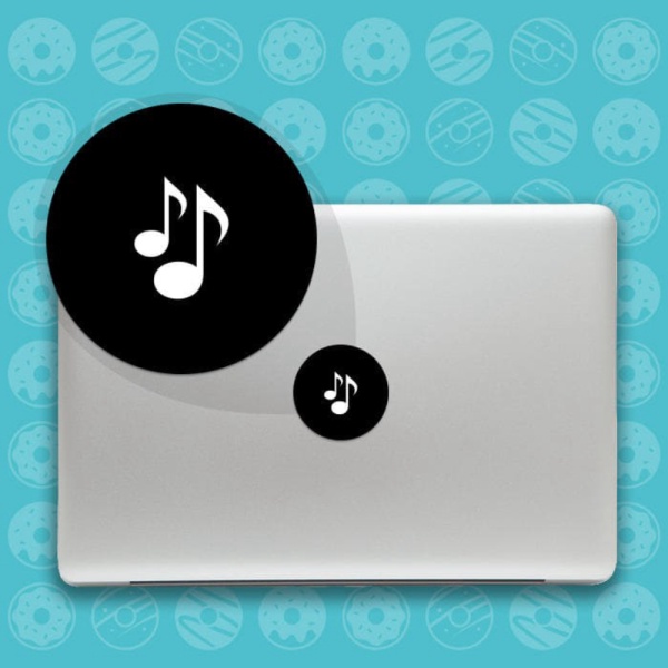 Decal Sticker Macbook Apple Macbook Nada Musik Note Stiker Laptop Limited