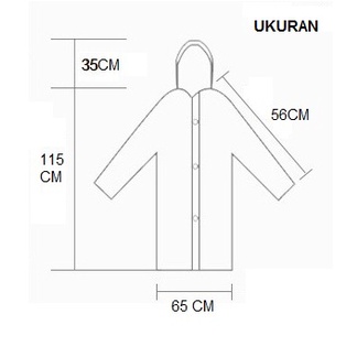 JAS HUJAN UKURAN DEWASA / MANTEL HUJAN / JAS HUJAN