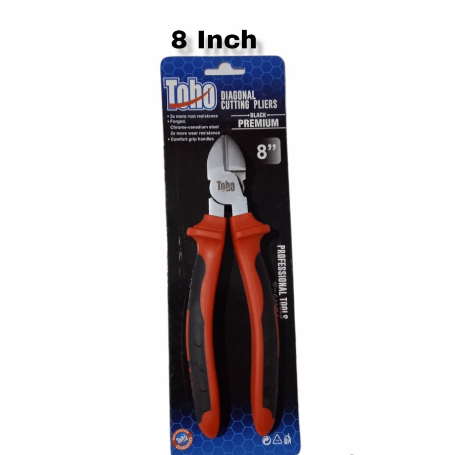 Tang Potong TOHO 8 Inch Cutting Pliers 8" TOHO Pemotong Kawat Kabel Kapten Material