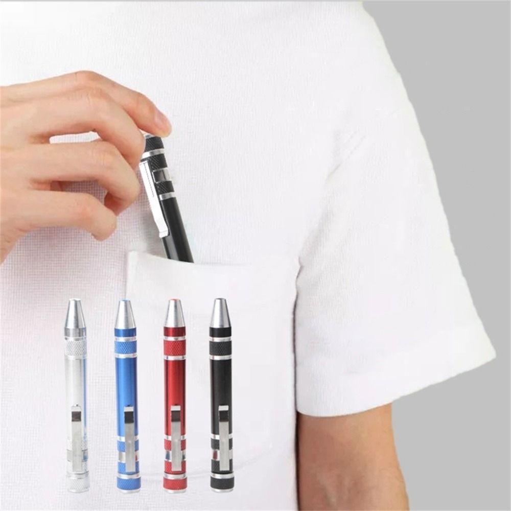 【 ELEGANT 】 8-in-1 Screw Driver Mini Serbaguna Untuk Reparasi Ponsel Obeng Multifungsi