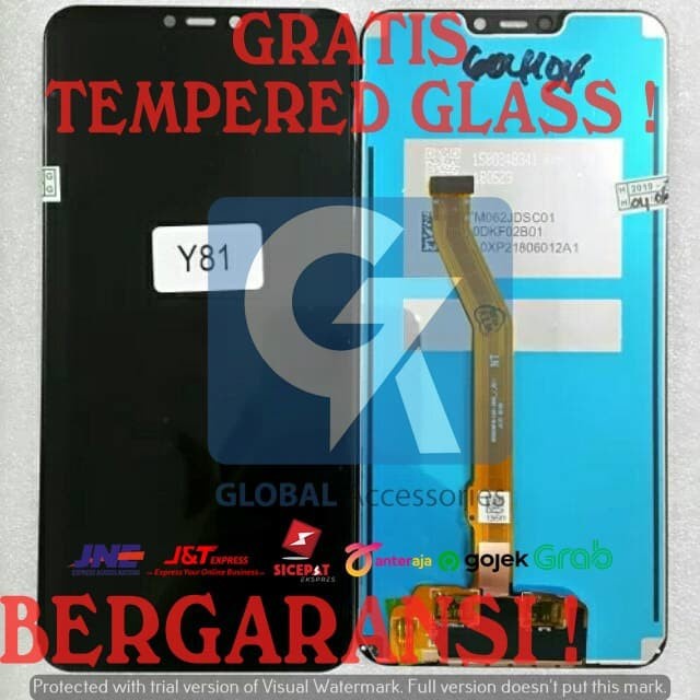 Lcd + Touchscreen Vivo Y81 / Y83 Original 100% Bergaransi 