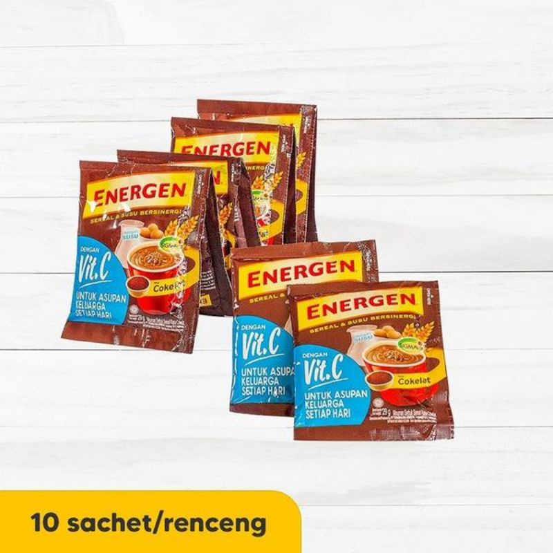 

Energen Sereal Rasa Coklat 34gr x 10 Sachet